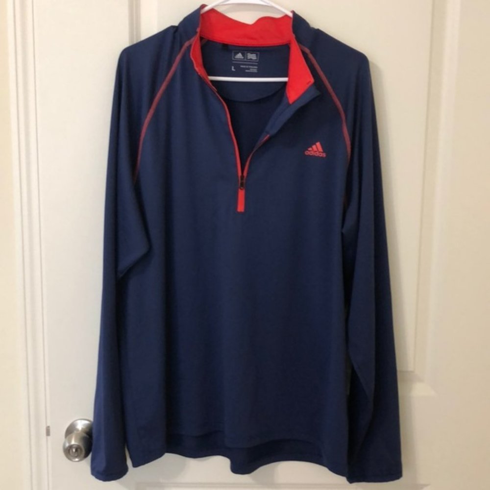 Blue Adidas Pullover - L